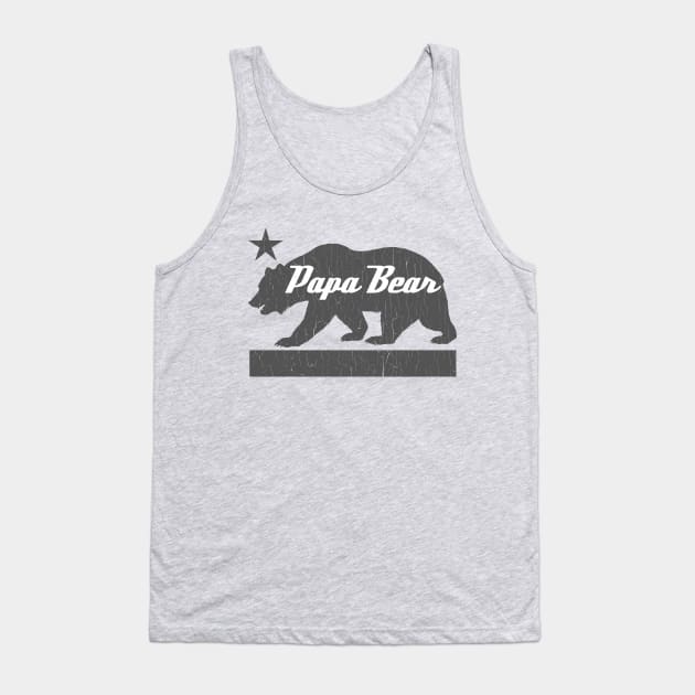 California Bear Family (PAPA Bear) Tank Top by robotface